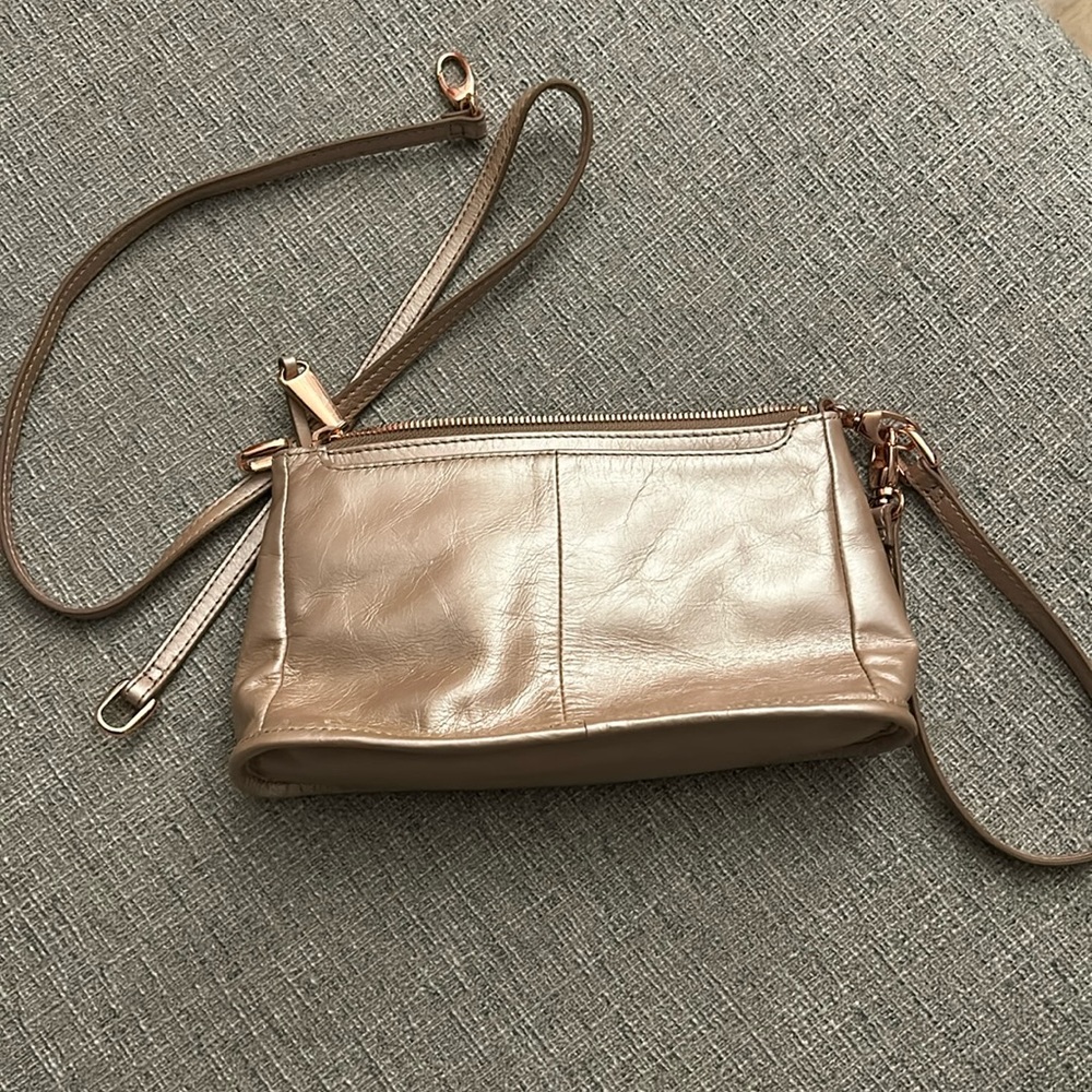 Pink Hobo Wristlet Shoulder Crossbody Bag Purse